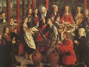 Gerard David The Marriage at Cana (mk05) Spain oil painting artist